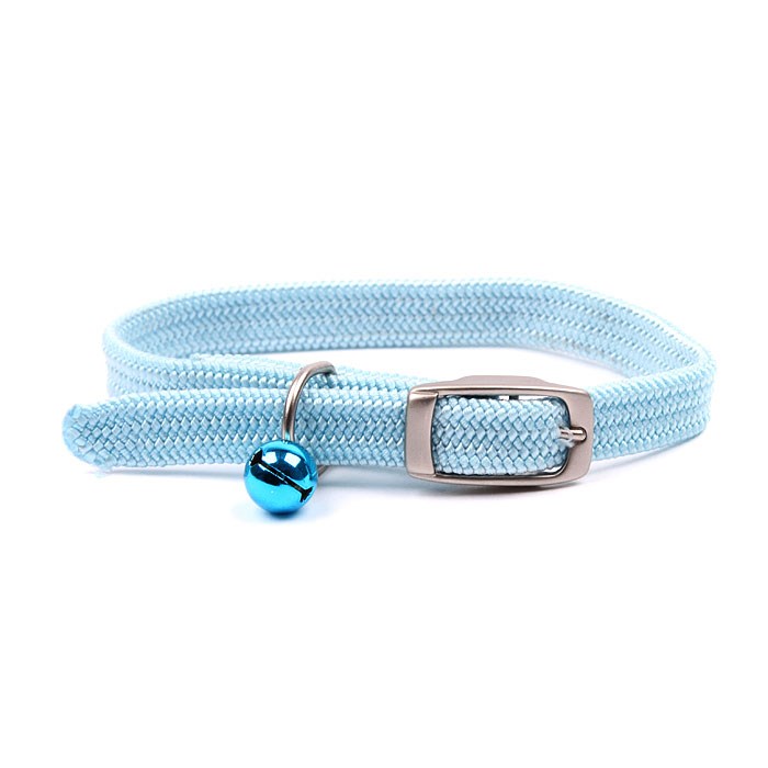 Plain Blue Cat Collar